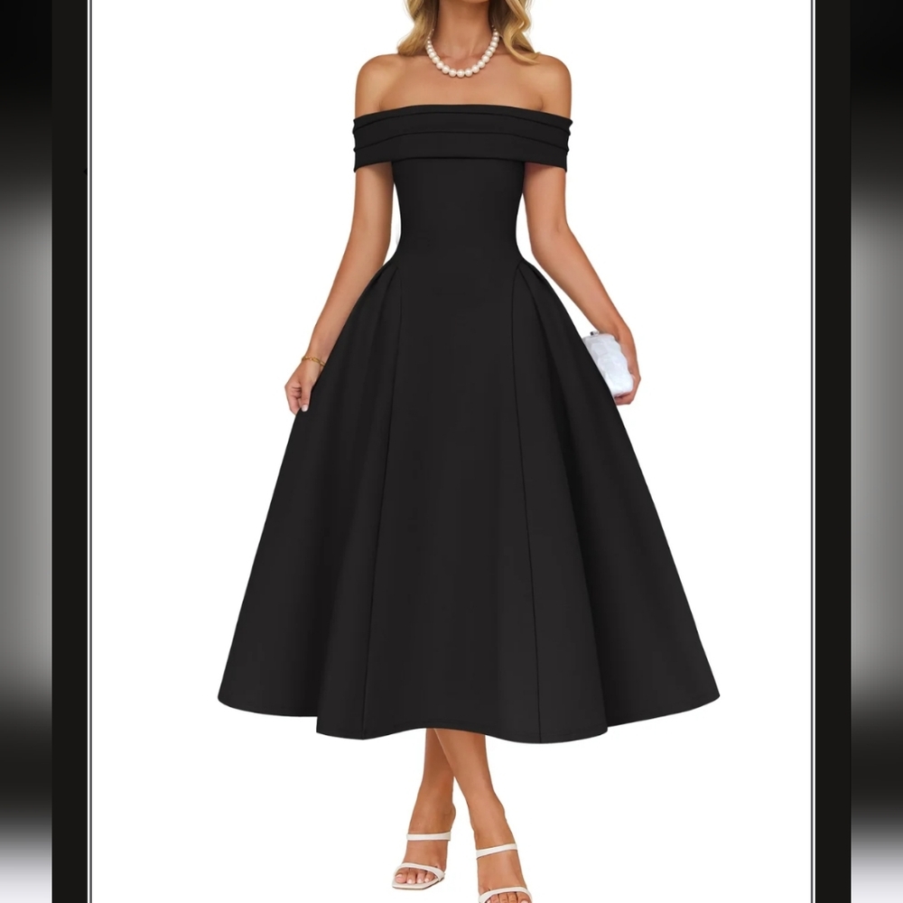 ZESICA ELEGANT OFF SHOULDER SWING A LINE WEDDING DRESSES